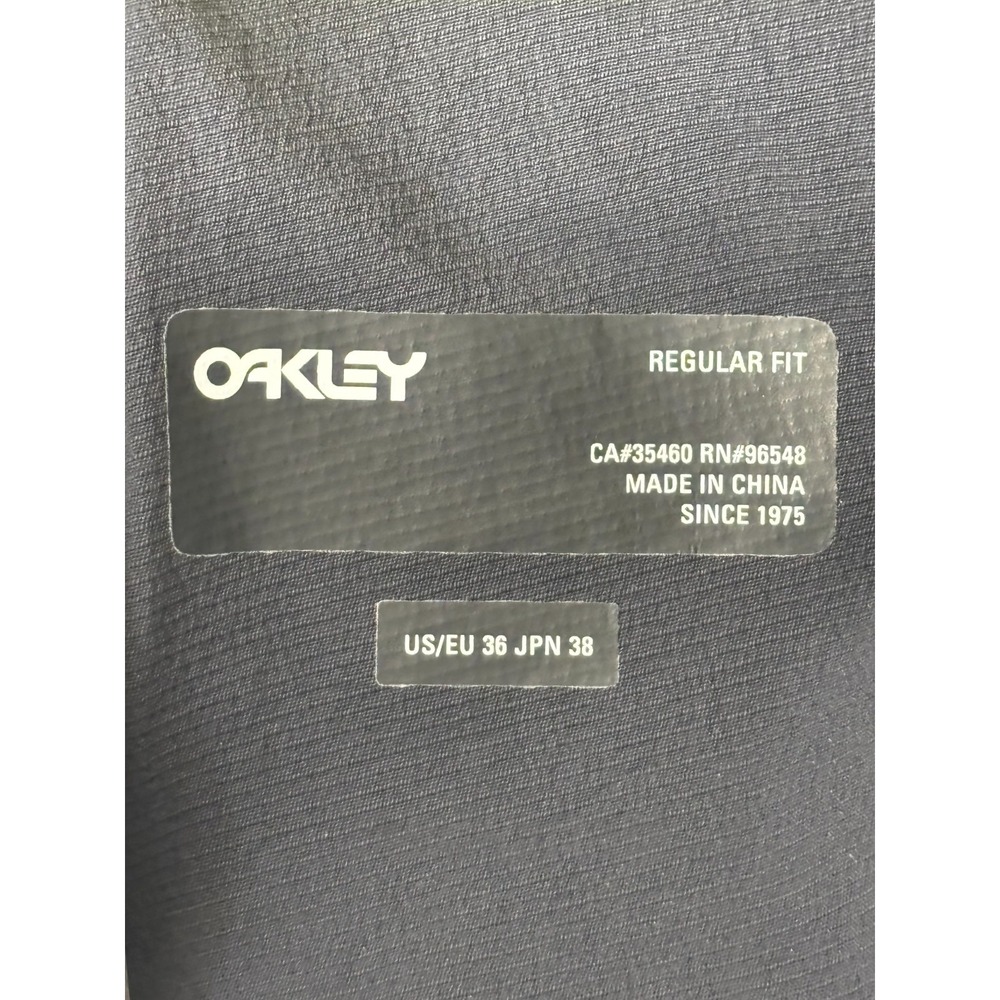 Oakley Maven‎ Scrub Short Mens Fern Logo Regular Fit Zipper Pockets Stretch 36 - Picture 9 of 16